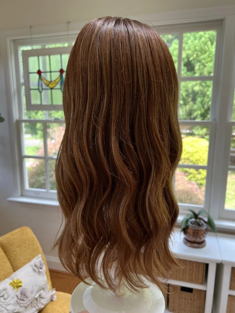 Jon Renau Rachel lite in shaded peach